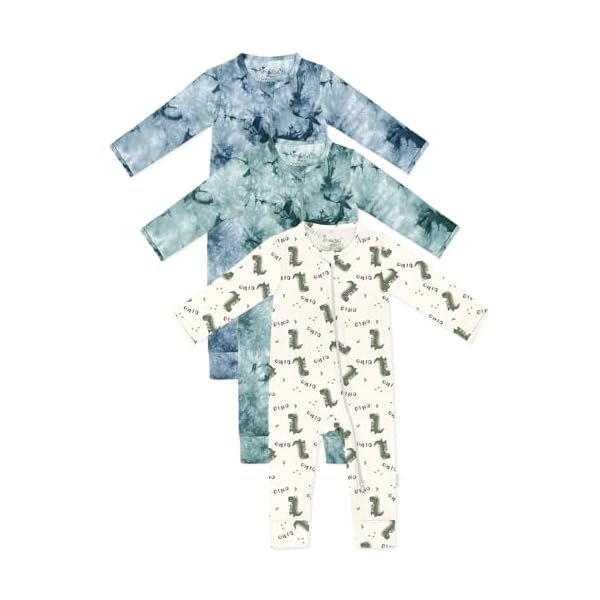 Baby Girls Boys Bamboo Pjs Zipper