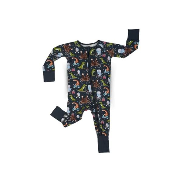 Viscose Bamboo Baby Pajamas Onesie Zipper Toddler Pjs