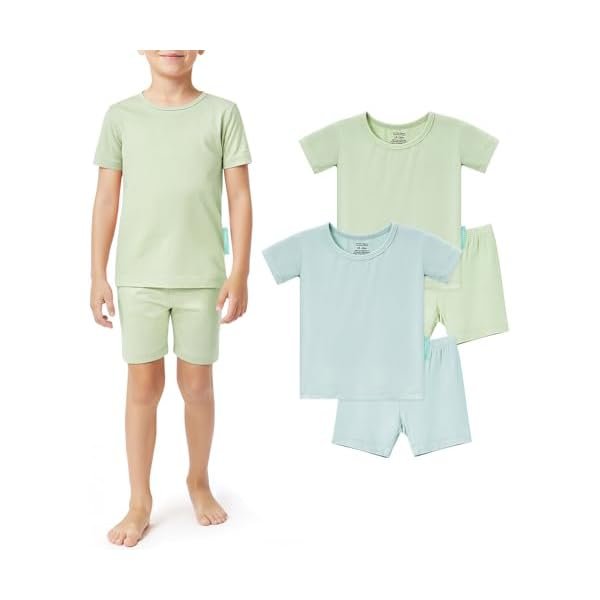 Toddler Pjs Bamboo Viscose Unisex Baby Boys Girls