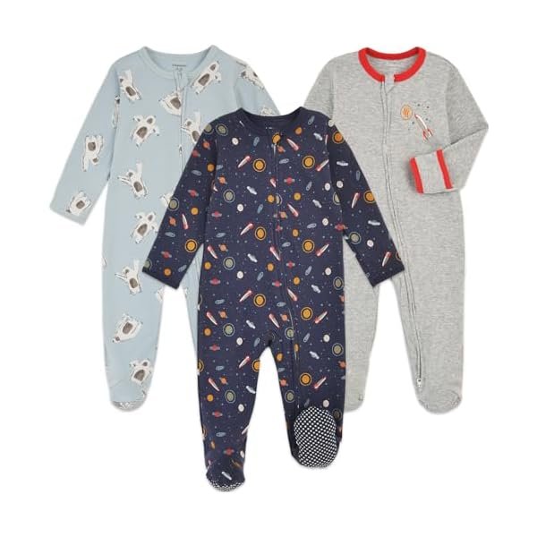 Baby Footie Zipper Cotton Footed Sleep Play
