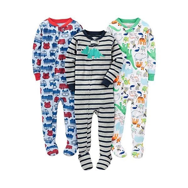 3-pack Snug Footed Cott
